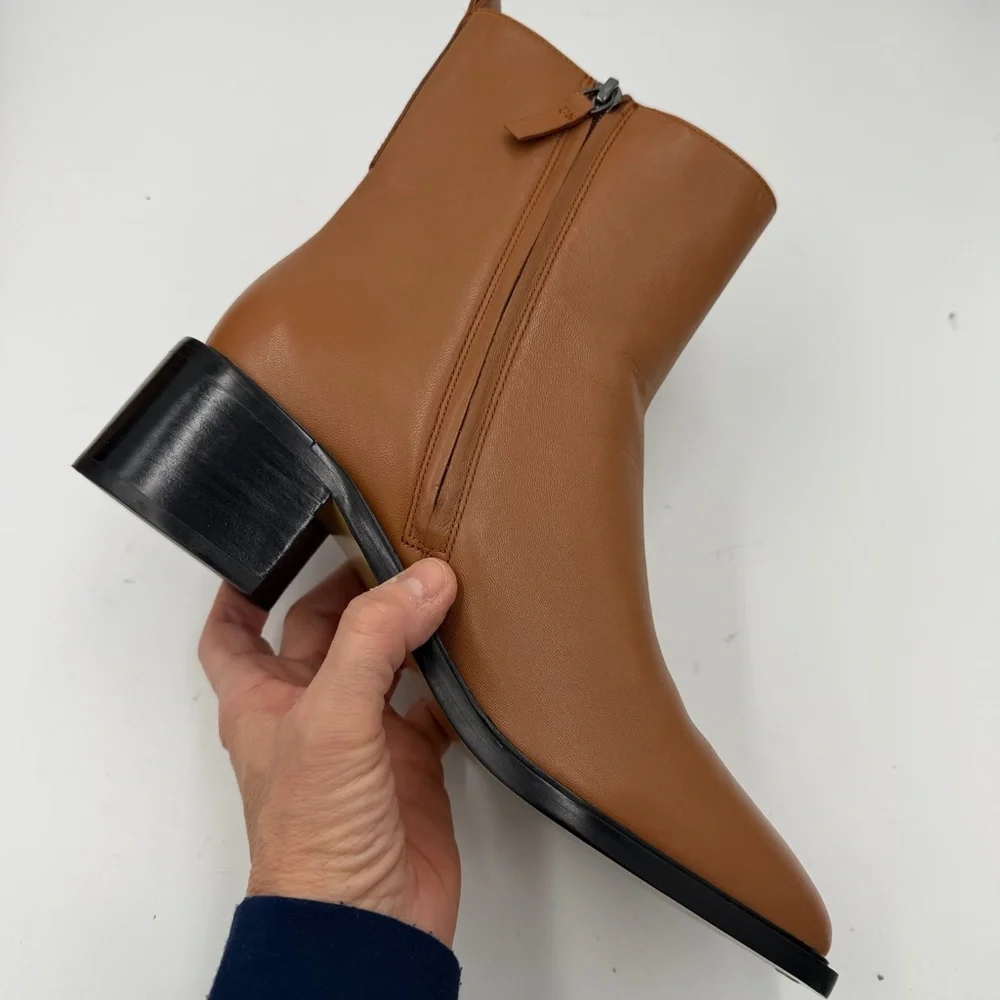 NEW Everlane Desert Tan Leather The‎ City Boot in Size 9